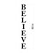 60-Inch Believe Tall Wall Stencil | 3807L by Designer Stencils | Word & Phrase Stencils | Reusable Art Craft Stencils for Painting on Walls, Canvas, Wood | Reusable Plastic Paint Stencil for Home Makeover | Easy to Use & Clean Art Stencil